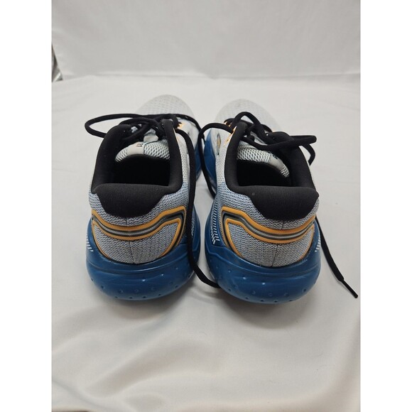 Men's Brooks Glycerin 21, White/Sapphire/Orange, 8 D Medium US - Picture 14 of 16